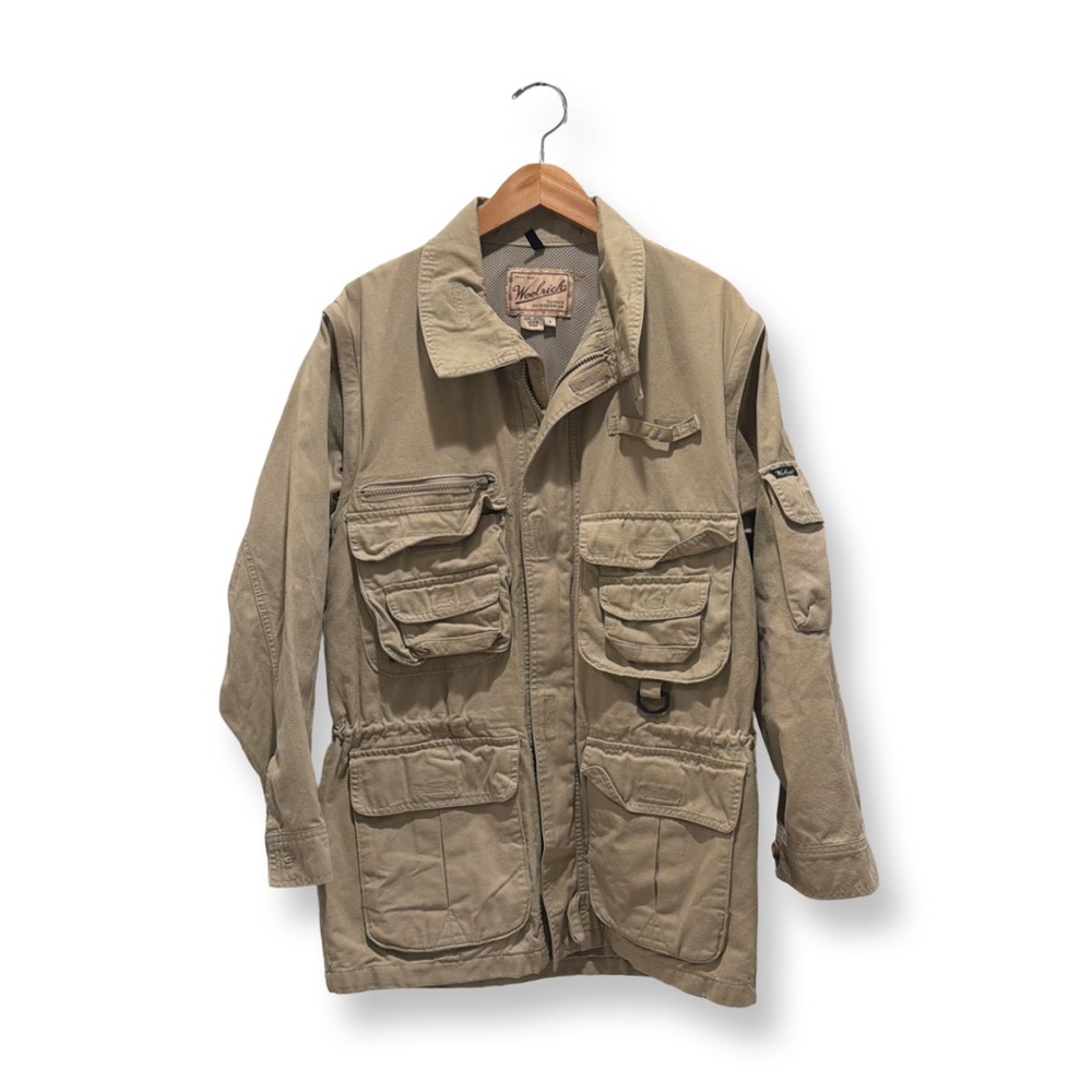 Woolrich Vintage Field Jacket | Utility Camera Coat | Removable Sleeves